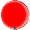 Шар 3D (18''/46 см) Сфера, Красный, 1 шт.