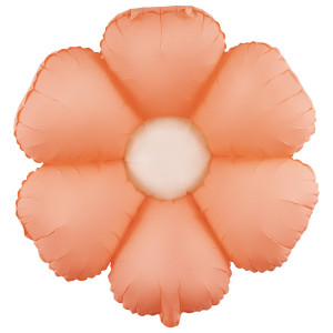 Шар (30''/76 см) Цветок, Ромашка, Розовый, 1 шт.