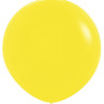 S 24 Пастель Желтый / Yellow / 1 шт. /, Латексный шар (Колумбия)