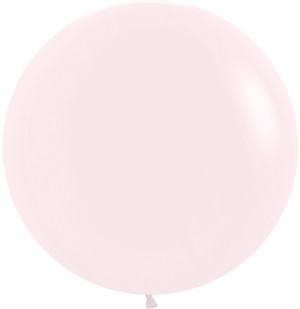 Шар (36''/91 см) Нежно-розовый (609), макарунс, 2 шт.