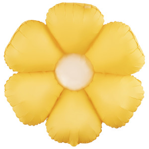 Шар (30''/76 см) Цветок, Ромашка, Желтый, 1 шт.
