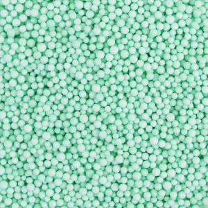 Шарики пенопласт, Зеленый, 2-4 мм, 10 гр.
