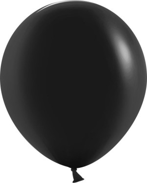 Шар (18''/46 см) Черный, пастель, 25 шт.