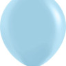 Шар (18''/46 см) Голубой, пастель, 25 шт.