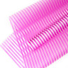 Упаковочная матовая пленка (0,6*10,3 м) Полосы Люкс, Ярко-розовый, 1 шт.