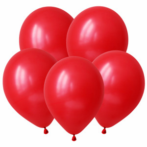 V Пастель 10 Красный / Red / 100 шт. / Латексный шар (Вьетнам)
