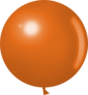 Шар (36''/91 см) Оранжевый, пастель, 3 шт.