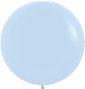 Шар (36''/91 см) Нежно-голубой (640), макарунс, 2 шт.