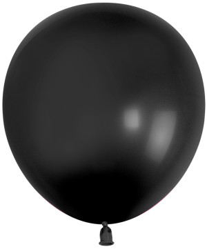Шар (18''/46 см) Черный (S18/150), пастель, 10 шт.