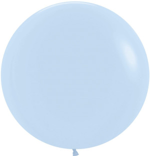 Шар (24''/61 см) Нежно-голубой (640), макарунс, 3 шт.