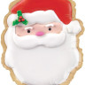 Шар (24''/61 см) Фигура, Новогоднее печенье, Дед Мороз, 1 шт.