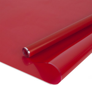 Упаковочная пленка (0,6*10 м) Лак, Красный, 1 шт.