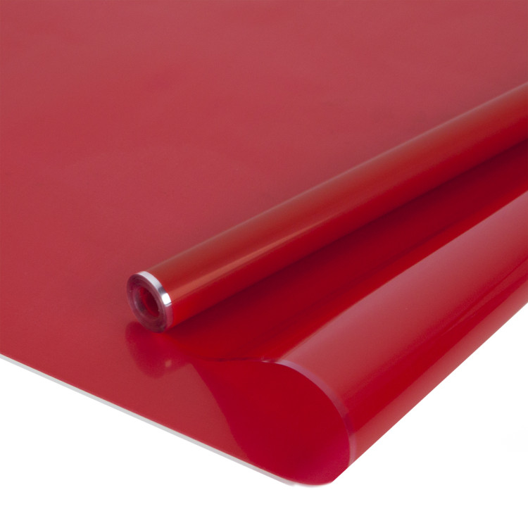 Упаковочная пленка (0,6*10 м) Лак, Красный, 1 шт.