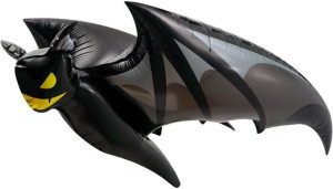 Шар 3D (36''/91 см) Фигура, Летучая мышь, Черный, 1 шт.