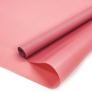 Упаковочная матовая пленка (0,6*10 м) Pastel, Пурпурно-розовый, 1 шт.