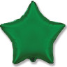 И 18 Звезда Зеленый / Star Green / 1 шт /, Фольгированный шар