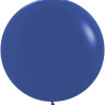 Шар (24''/61 см) Королевский синий (041), пастель, 3 шт.