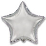 И 32 Звезда Серебро / Star Silver / 1 шт /, Фольгированный шар (Испания)