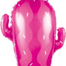 Шар (29''/74 см) Фигура, Кактус, Розовый, 1 шт.
