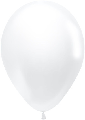 Шар (12''/30 см) Белый (005), пастель, 50 шт.