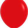 Шар (18''/46 см) Красный (015), пастель, 25 шт.
