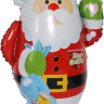 Шар (29''/74 см) Фигура, Дед Мороз с подарками, 1 шт.
