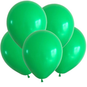 Шар (10''/25 см) Зеленый, Пастель / Green
