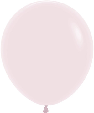 Шар (18''/46 см) Нежно-розовый (609), макарунс, 25 шт.