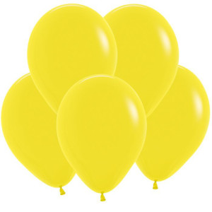 Шар (10''/25 см) Желтый, Пастель / Yellow