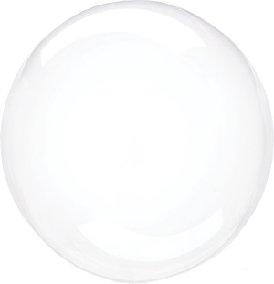 Шар (30''/76 см) Сфера 3D, Deco Bubble, Прозрачный, Кристалл, 1 шт.