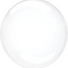 Шар (30''/76 см) Сфера 3D, Deco Bubble, Прозрачный, Кристалл, 1 шт.