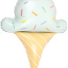 Шар (30''/76 см) Фигура, Мятное мороженое, 1 шт.