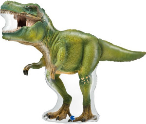 Шар (37''/94 см) Фигура, Динозавр Тираннозавр, 1 шт.
