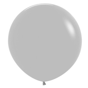 S 24 Пастель Серый  /Grey / 10 шт. /, Латексный шар (Колумбия)