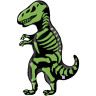 Шар (41''/104 см) Фигура, Палеонтология, Динозавр Тираннозавр, 1 шт.