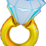 Шар (40''/102 см) Фигура, Кольцо с бриллиантом, 1 шт.