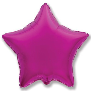 И 18 Звезда Лиловый / Star Purple / 1 шт /, Фольгированный шар (Испания)
