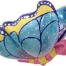 Шар (30''/76 см) Фигура, 3D Бабочка, Голубой, 1 шт.