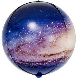 Шар 3D (24''/61 см) Сфера, Млечный путь в космосе, 1 шт.