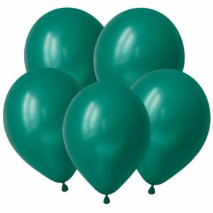 V Металл 12 Зеленый / Green / 100 шт. /, Латексный шар (Вьетнам)