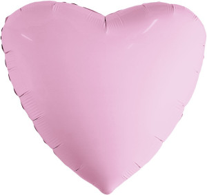 Аг 19 Сердце Фламинго / 1 шт /, Фольгированный шар