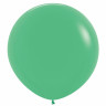 Шар (24''/61 см) Зеленый (030), пастель, 1 шт.