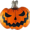 Шар (24''/61 см) Фигура, Страшная тыква на Хэллоуин, Оранжевый, 1 шт.