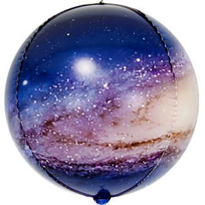 Шар 3D (24''/61 см) Сфера, Космос, 1 шт.