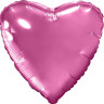 Шар (30''/76 см) Сердце, Розовый пион, 1 шт. в уп.