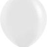 Шар (18''/46 см) Белый, пастель, 25 шт.