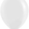 Шар (10''/25 см) Белый, пастель, 100 шт.