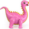 Шар 3D (36''/91 см) Фигура, Динозавр Стегозавр, Розовый, 1 шт. в упак.
