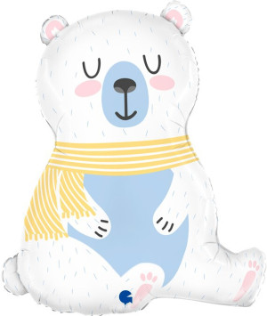 Шар (29''/74 см) Фигура, Полярный медведь, 1 шт.