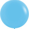 Шар (36''/91 см) Голубой (040), пастель, 2 шт.
